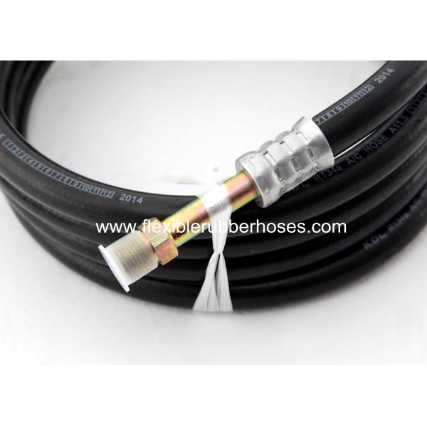 Black 35 Bar Air Conditioner Hose , Air Condition Hose 100m Or 50m Per Roll