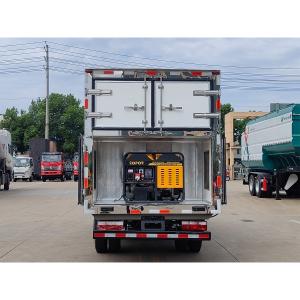 JAC 4x2 Left Hand Driven Ice Cream Refrigerator Truck