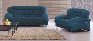 Nordic Leisure Wave Shape Two Seat Hotel Room Sofa Colorful Fabric Wooden Frame