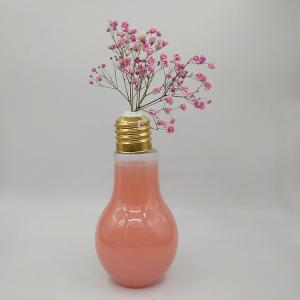 Modern Square Round Plastic Milk Tea Bottles Leak Proof