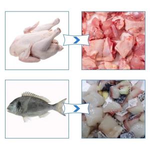 Whole Chicken Dicer Cutting Machine 750kg/h