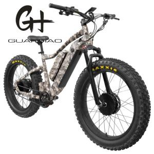 Quality Central Motor 26&quot; 4.0 Fat Tire Adult Electric Bike with Dual Battery 48V1000W X2WD CE for sale