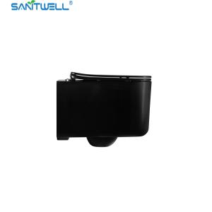 Sanitwell SWJ0425MB Bathroom wc white toilet bowl rimless flush