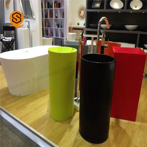 Pedestal Solid Surface Wash Basin Environmentally Friendly