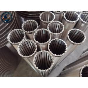 Sus Polished Wedge Wire Screen Pipe To Liquid Solids Separation