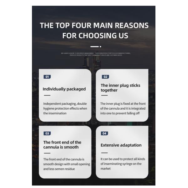 20pcs/bag Package Quantity Artificial Insemination Gun Protector With 5.2kg One Carton Weight