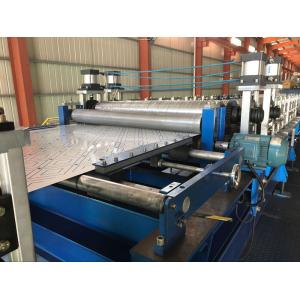 50mm PU Sandwich Panel Machine , 7m/min Continuous PU Sandwich Panel Line