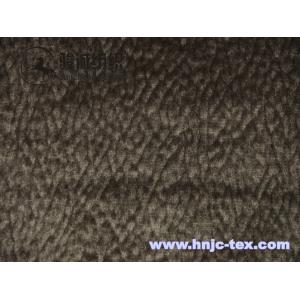 Leather printed thick velvet for sofa fabric/uphostery