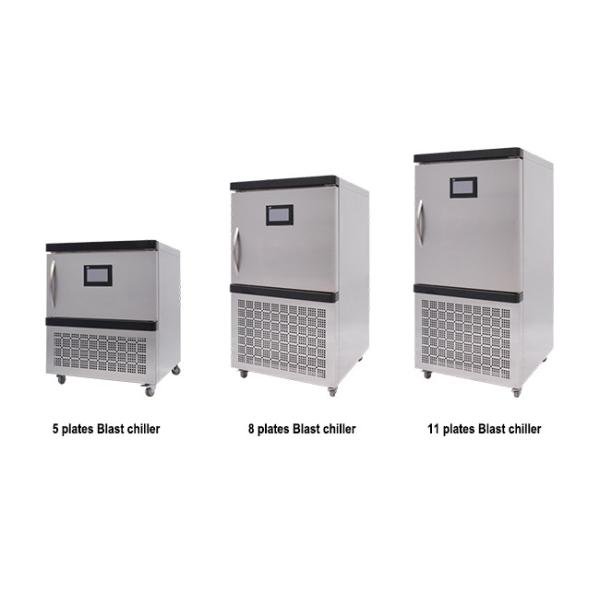 Fast Cooling Industrial Blast Chiller Air Blast Freezers For Central Food Bakery Factory
