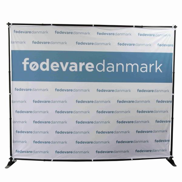 Buy 10' W X 8' H Step Repeat Adjustable Banner Stands Telescopic Backdrop at wholesale prices
