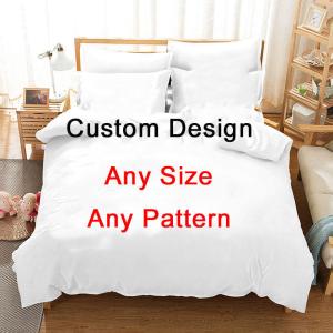Customization 400TC 3D Printing Polyester Cotton Bedding Sets in 200*200 Fabric