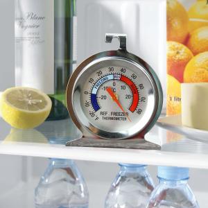 Small Dimension Fridge And Freezer Thermometer Stainless Appearance Long