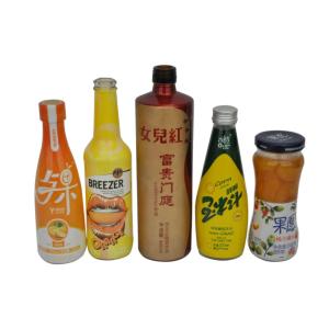 Plastic Glass Bottle Automatic Sleeve Labeling Machine 60-120BPM