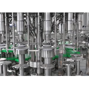 SUS304 Robotized Automatic Wine Filling Machine With rotary washing function