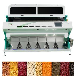 Intelligent CCD Camera 6 Chute Kidney Bean Color Sorting Machine with Easy