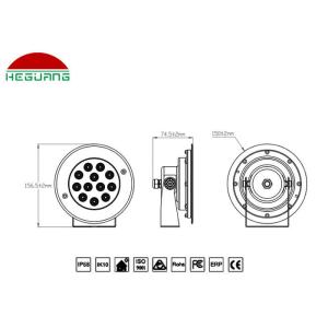 Stainless Steel Waterproof Led Pool Light Smart RGB Color 9W IP68 External