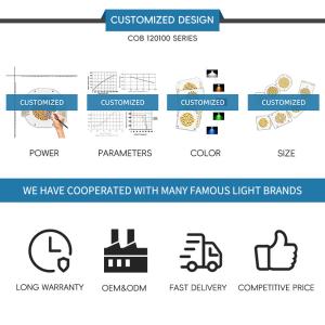 1000-1200W White TC 2700K/6500K 70-100V Ra95 Led Cob Lighting Source for
