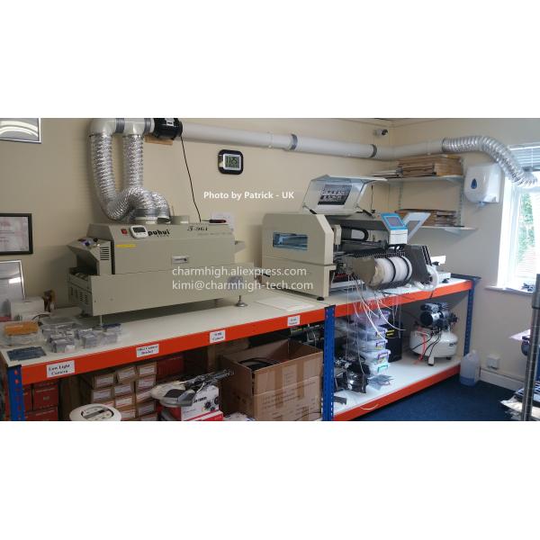 T961 Infrared Heating SMT Reflow Oven 3.5kw 230*730mm Soldering Oven Puhui T-961