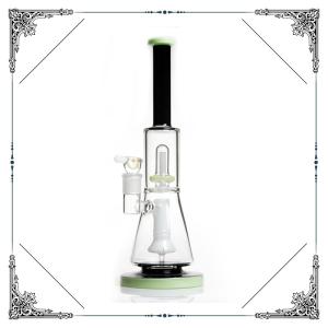 Birdcage Percolator Tabacco Glass Bongs Tall Perc Hookah Bongs White Showerhead
