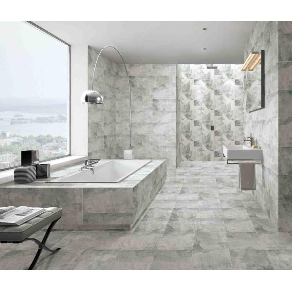 Simple European Style Indoor Porcelain Tiles / Ceramic Wall Tile 300*600 Size
