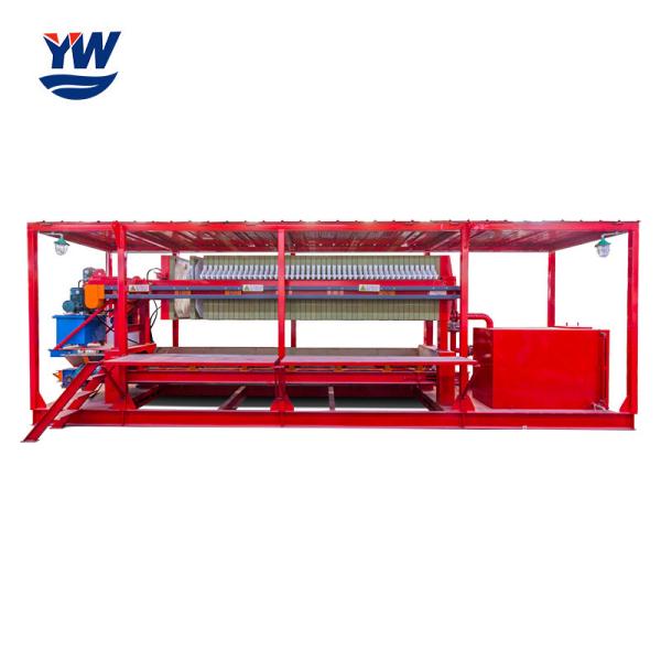 Buy Membrane Mobile Filter Press For Sludge Dewatering Filter Press System Piling On Truck at wholesale prices