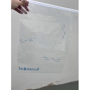 Custom Biodegradable Transparent Slider Lock Frosted Zipper Packaging Bags
