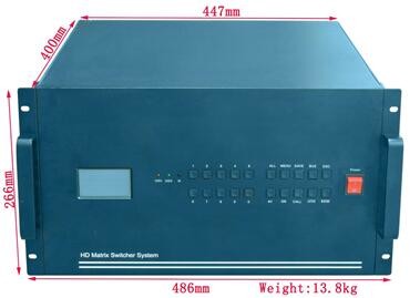 Easily Accessible Video Matrix Switcher With 225MHz Bandwidth And Ethernet