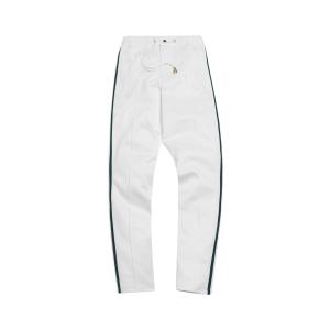 Men Cotton Blend Doped Stripe Track Jacket And Pant Suit