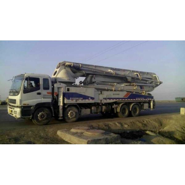 2013 Zoomlion 52m Used Concrete Pump Truck Concrete Boom Pump