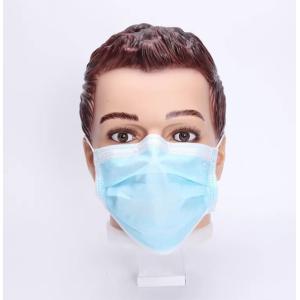 Dustproof 3 Ply Disposable Mask , Non Woven Disposable Mouth Mask