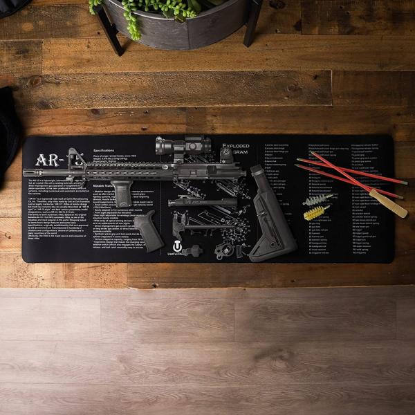 Rubber Gun Cleaner Mat Gun Mat Double Thickness Cleaner Mat Sized 12"" X36 Inches