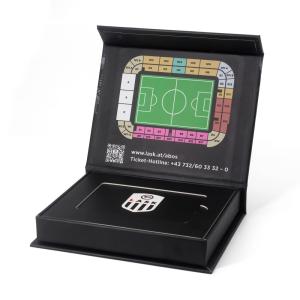 China Custom Logo Luxury Baseball Sports Card Storage Box on sale