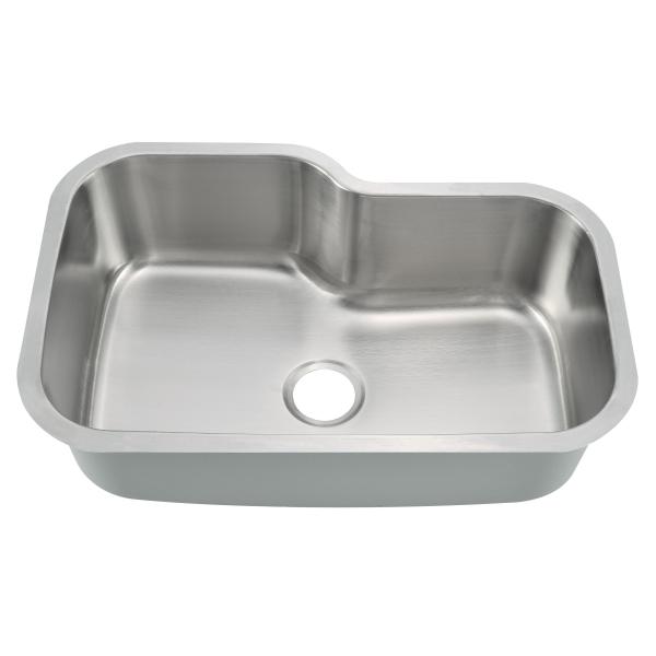 Buy 34"L X 20"W Ss Single Bowl Sink , Single Bowl Commercial Sink No Faucet at wholesale prices
