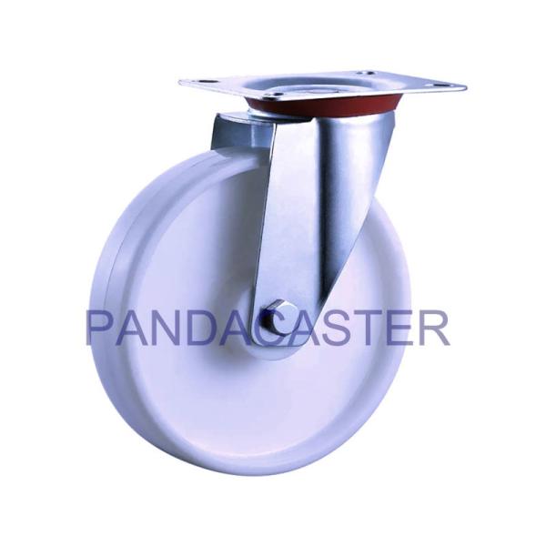 Buy White 5 Inch Replacement Caster Wheels , Swivel Industrial Wheels For Furniture at wholesale prices