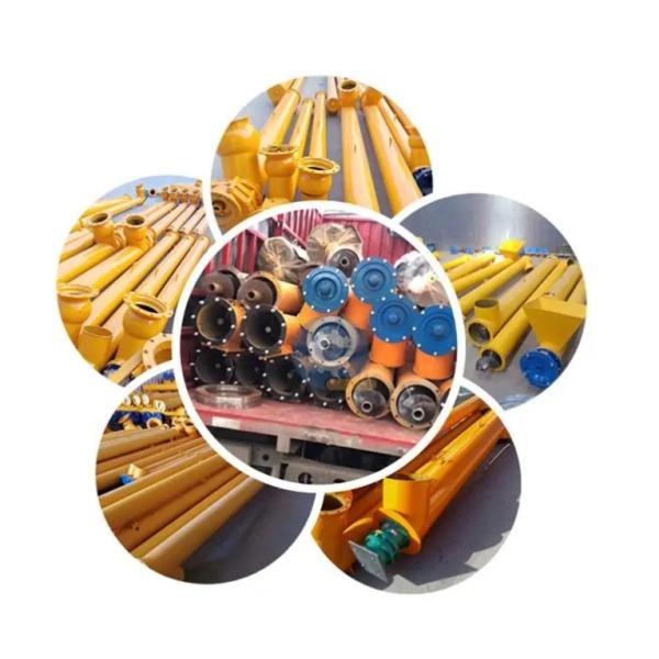 5kW Spiral Screw Conveyor Machine Automatic For Smooth Material Transfer