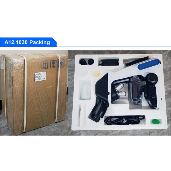 A12.1030-B Laboratory Binocular Compound Light Microscope 100x