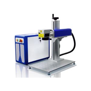 Fiber Laser Metal Marking Machine , Metal Stainless Steel Laser Engraving