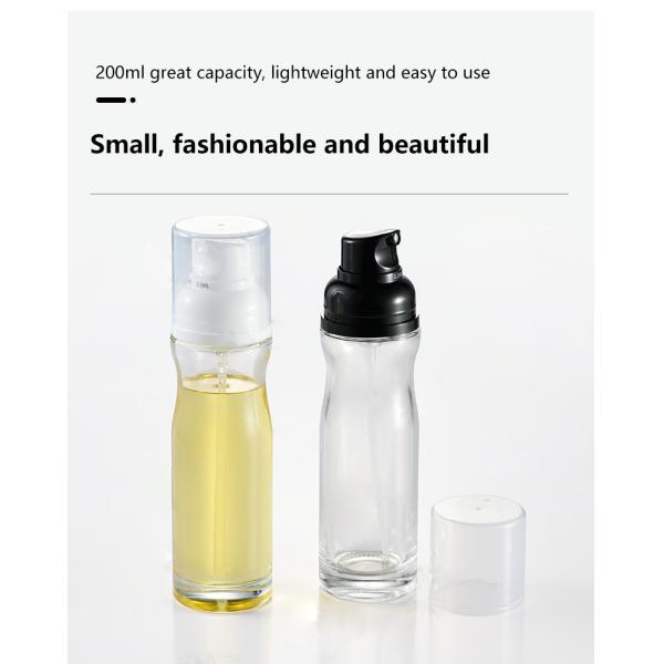 200ml Perfume Essential Oil Packaging Glass Bottle PP Pump Oil Sprayer Bottle For Cooking UKP17