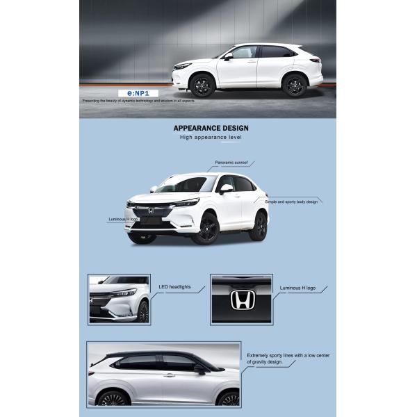 2024 Guangqi Honda eNP1 Range 510km Top Selling Pure Electric Cars with Nice Performance