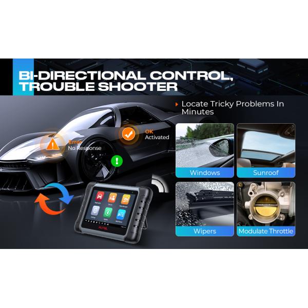 Autel MaxiPRO MP808S Bidirectional Scan Tool With ECU Coding Active Test 30+ Service Functions Work With MV105/MV108 Upg