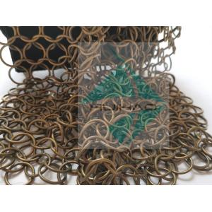 2mm 20mm Metal Ring Mesh Partition Curtain Drapery Decoration