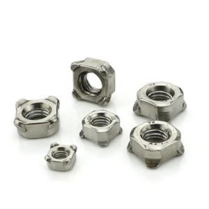 JIS B1196 SS304 316 M4 TO M12 Square Weld Nuts