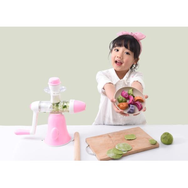 2 In 1 Function Fruit Ice Cream Maker Strong Silicon Sticky Disc Against Moving