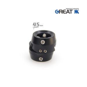 Light Weight Aluminum Prosthetic Double Head Sliding Adaptor 45mm