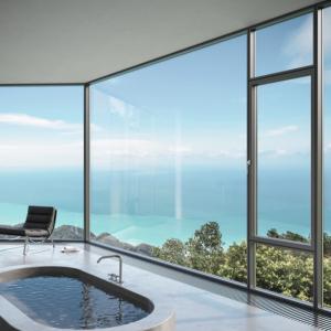 8-Way Seal Folding Screen Aluminium Casement Windows for Modern Design