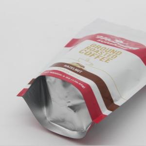 ODM Coffee Packaging Pouch LDPE Custom Printed Resealable Food Bags