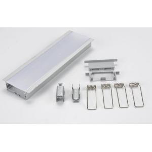 Silver Al6061 T6 Extruded Aluminum Enclosures For LED Lighting