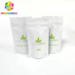 Morning Tea Bags Packaging , Glossy Customized Stand Up Pouches FDA Certificated