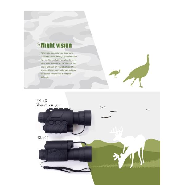 Long Range Performance Night Vision Rifle Scopes Infrared Monocular