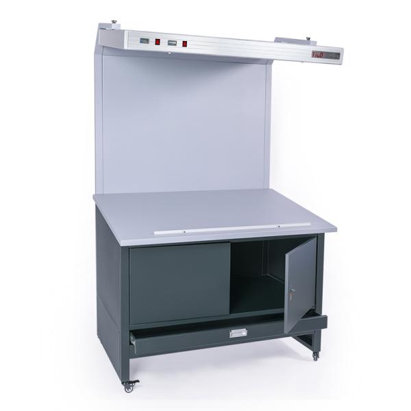 Printing Industry Large Color Matching Light Box Aluminium Alloy CC120-E With Drawer